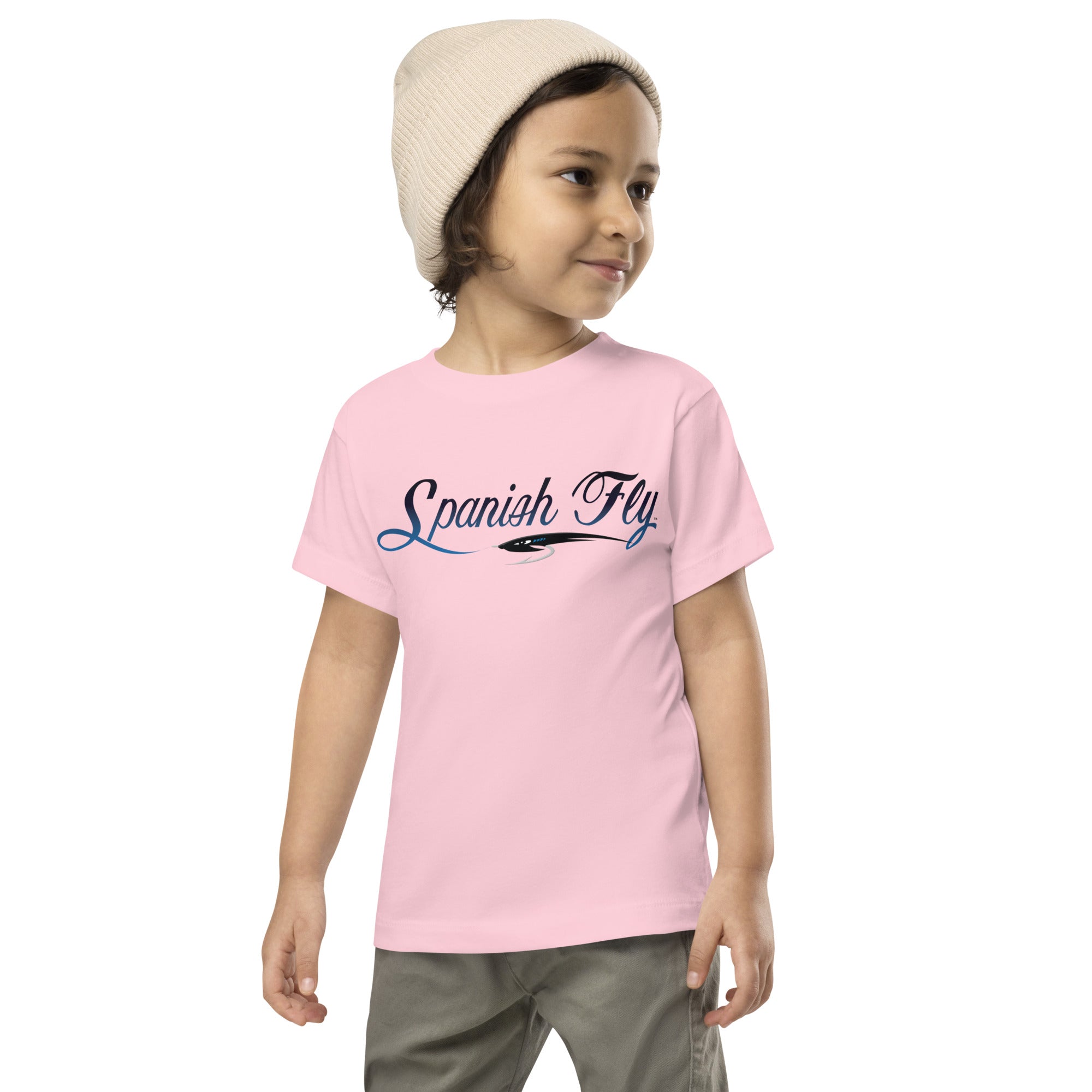 Unisex Toddler Short Sleeve Spanish Fly Logo Tee