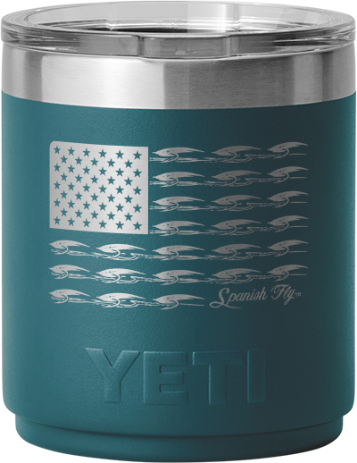 Spanish Fly Bug Stripes Yeti 10 oz Lowball Rambler 2.0