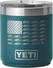 Spanish Fly Bug Stripes Yeti 10 oz Lowball Rambler 2.0