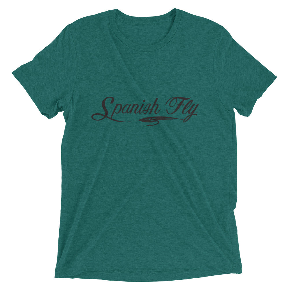 Teal Green Spanish Fly Logo Short Sleeve T-shirt